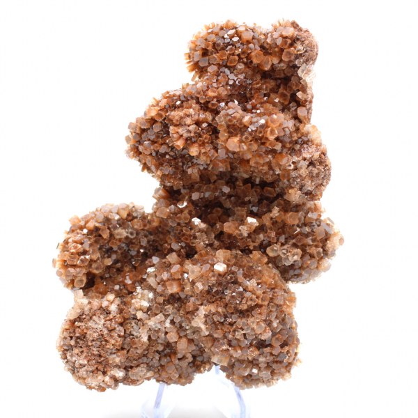 Specimen of crystallized aragonite from Morocco