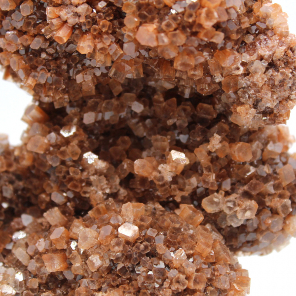 Specimen of crystallized aragonite from Morocco