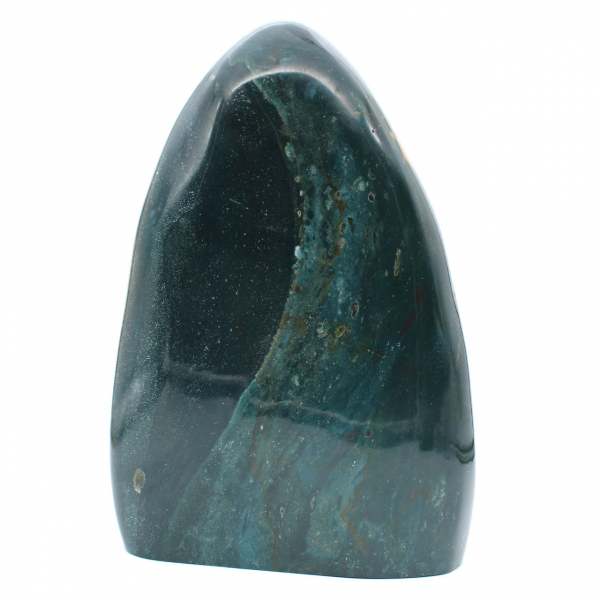 Large decorative stone Polished green Jasper, mineral Madagascar