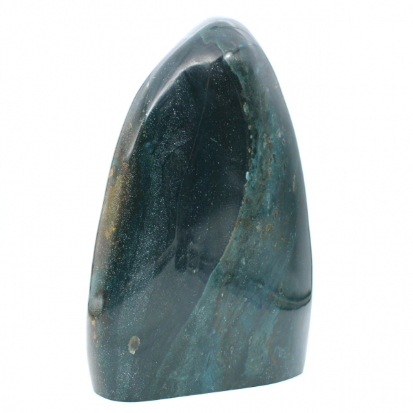 Large decorative stone Polished green Jasper, mineral Madagascar