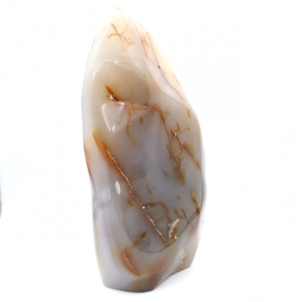 Large polished Carnelian mineral ornament, rare collector's item
