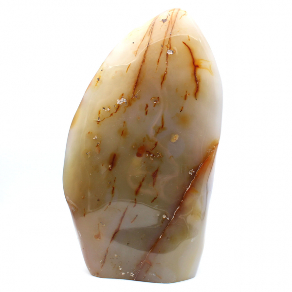 Large polished Carnelian mineral ornament, rare collector's item