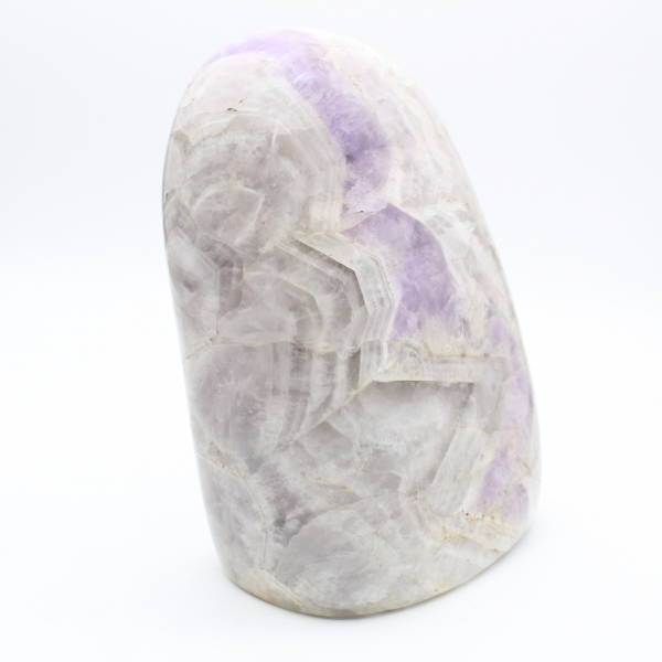 Polished amethyst, massive mineral ornament, specimen, Madagascar