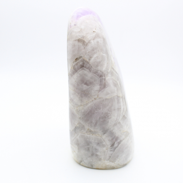 Polished amethyst, massive mineral ornament, specimen, Madagascar