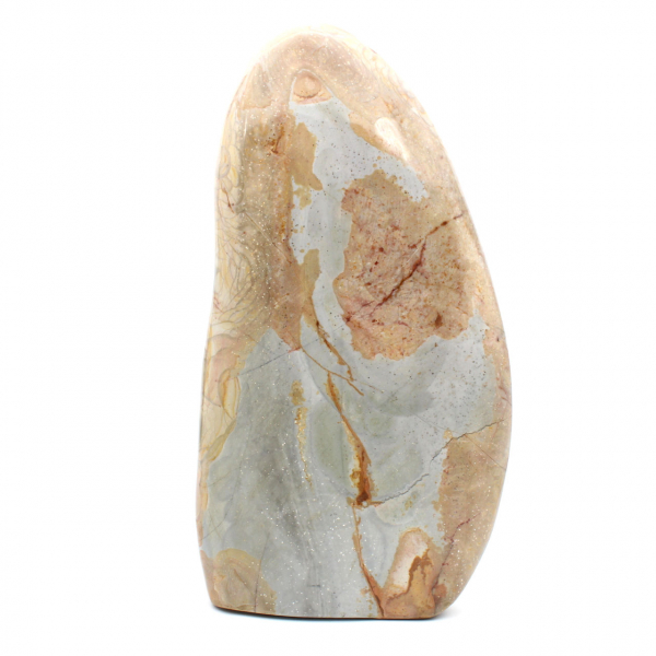 Large decorative polished Jasper stone, natural mineral, Madagascar