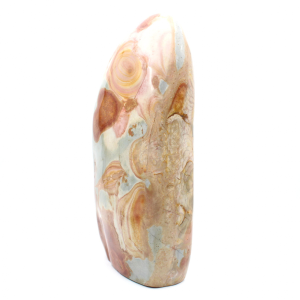 Large decorative polished Jasper stone, natural mineral, Madagascar