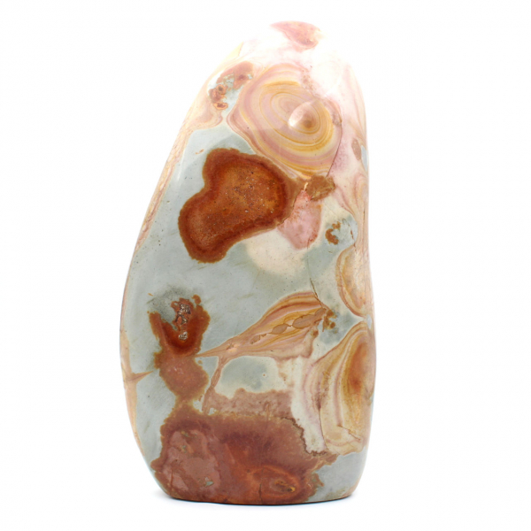 Large decorative polished Jasper stone, natural mineral, Madagascar