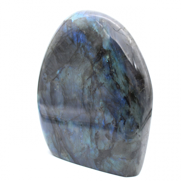 Polished Labradorite, natural collectible stone, large format, Madagascar