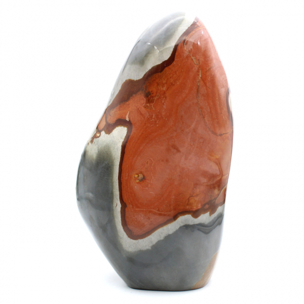 Polished Jasper Ornament, Large Natural Stone, Madagascar