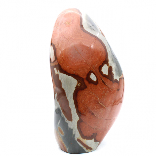 Polished Jasper Ornament, Large Natural Stone, Madagascar