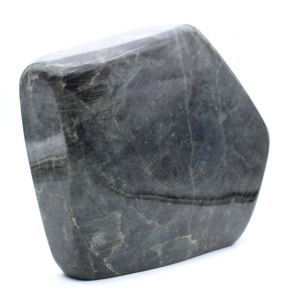 Polished Labradorite, XXL mineral ornament, collector's item, Madagascar