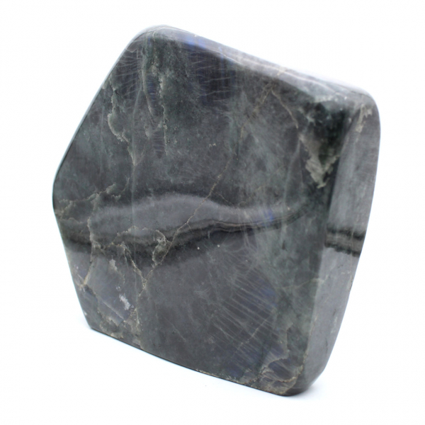 Polished Labradorite, XXL mineral ornament, collector's item, Madagascar