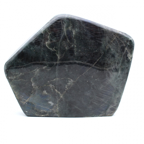 Polished Labradorite, XXL mineral ornament, collector's item, Madagascar