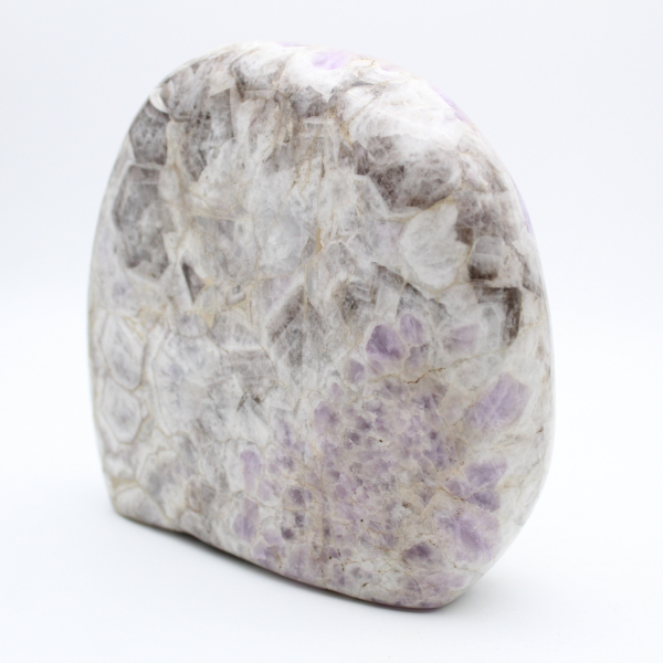 Polished amethyst, decorative natural stone, large specimen, Madagascar