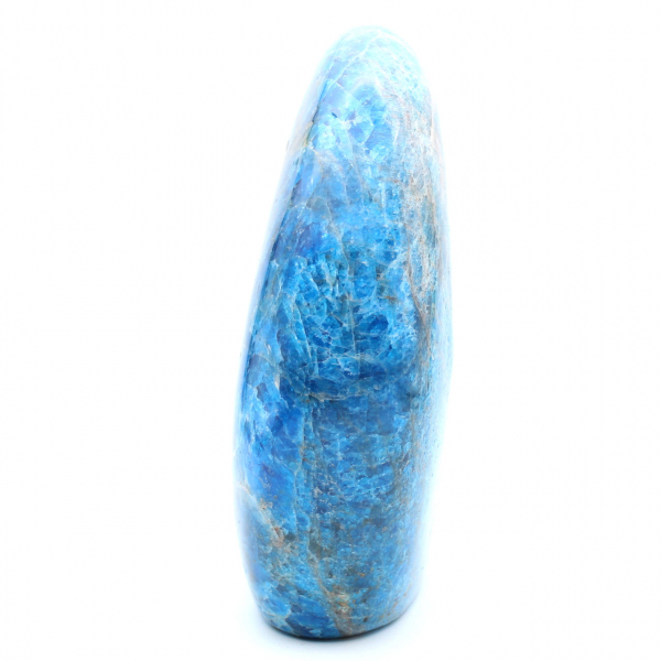 Giant polished apatite, prestigious ornamental stone, Madagascar