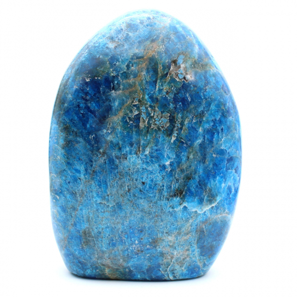 Giant polished apatite, prestigious ornamental stone, Madagascar