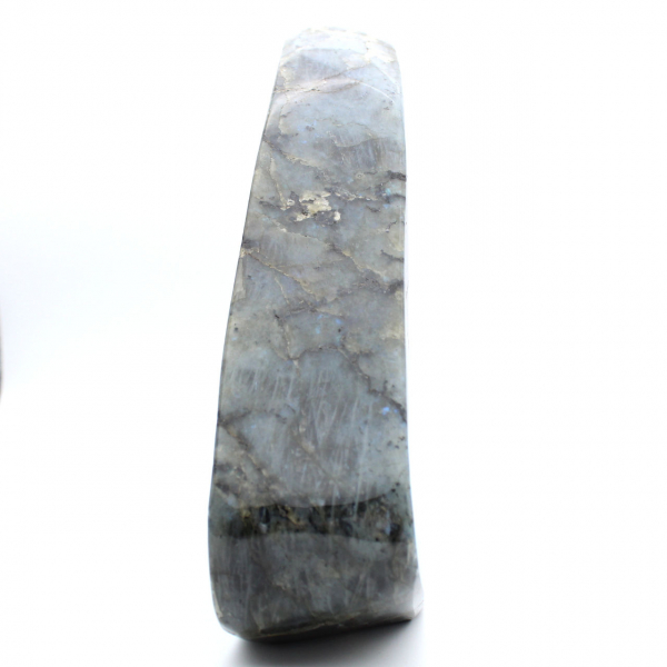 Giant polished Labradorite specimen, unique decorative stone, Madagascar