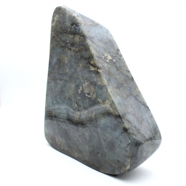 Giant polished Labradorite specimen, unique decorative stone, Madagascar