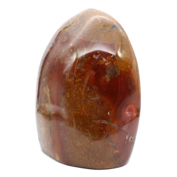 Polished Red Jasper Ornament, Collectible Mineral Specimen, Madagascar