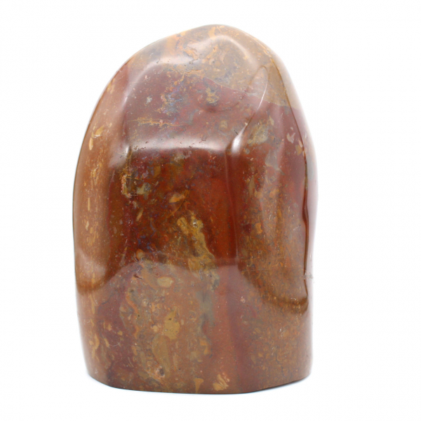 Polished Red Jasper Ornament, Collectible Mineral Specimen, Madagascar