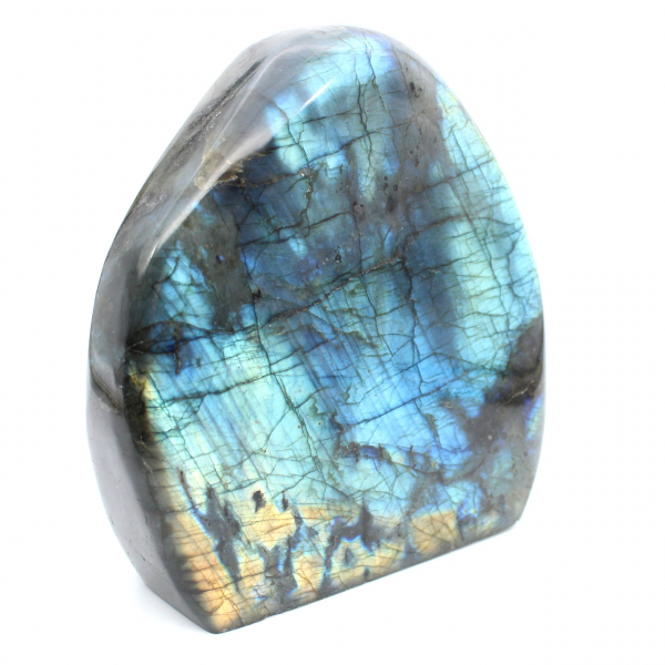 Polished Labradorite, large mineral ornament, collector's item, Madagascar