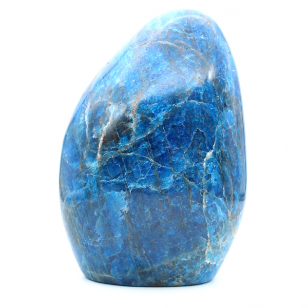 Polished apatite, large natural stone for decoration, Madagascar