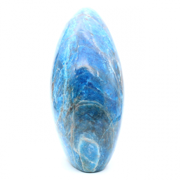 Polished apatite, large natural stone for decoration, Madagascar
