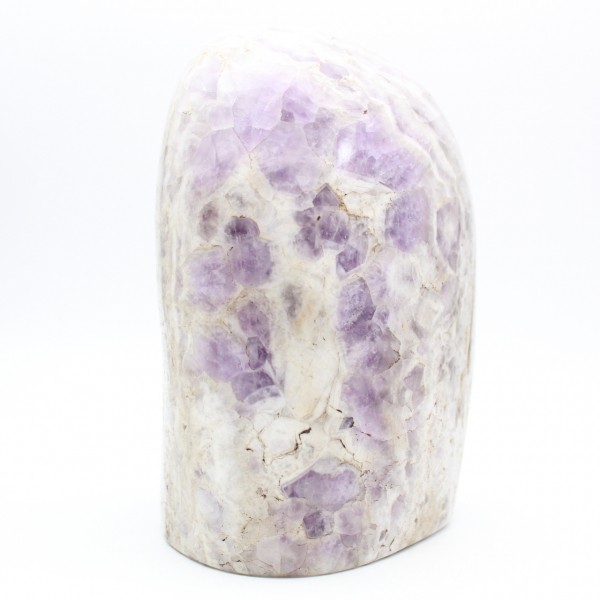 Large polished Amethyst, prestigious mineral ornament, Madagascar