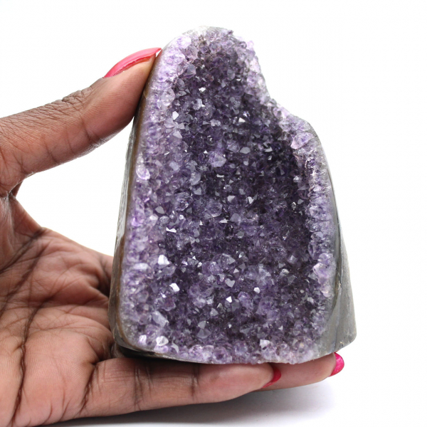 Amethyst Brazil: Mini-Geode for Decoration and Science