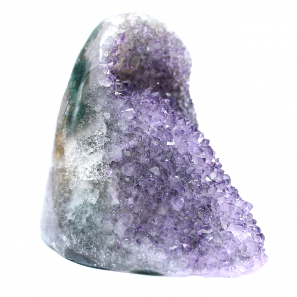 Brazilian Amethyst Geode: Deep Purple Crystals