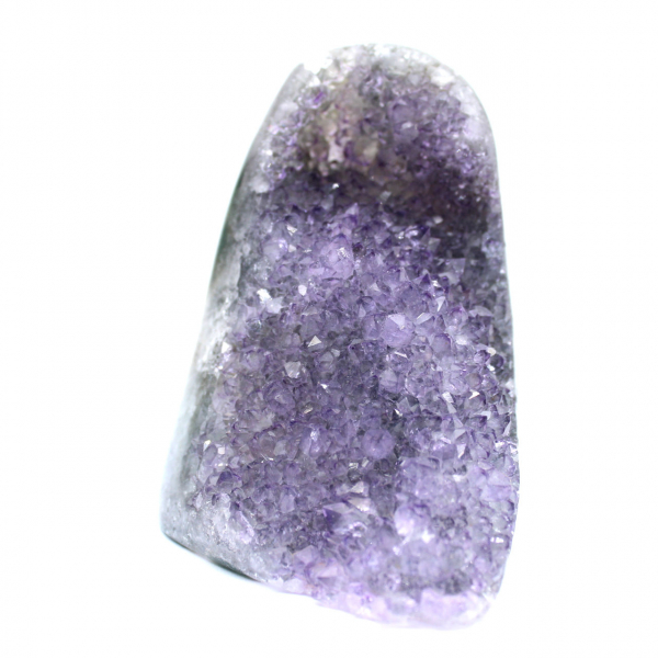 Brazilian Amethyst Geode: Deep Purple Crystals