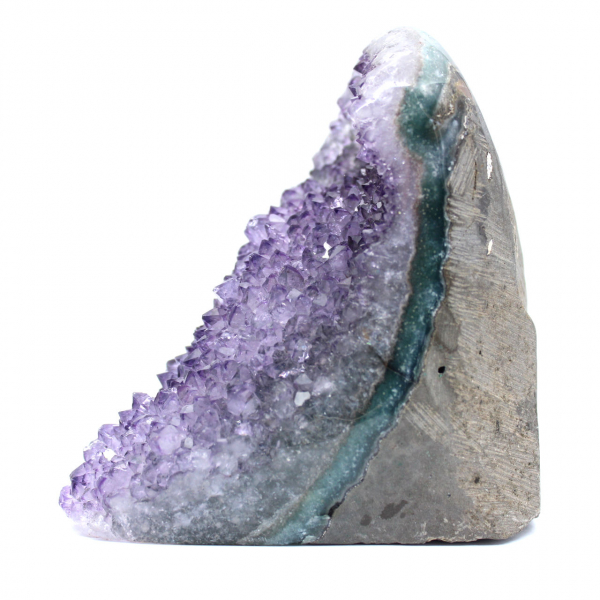 Brazilian Amethyst Geode: Deep Purple Crystals