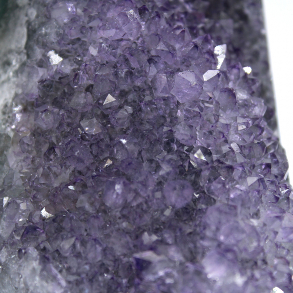 Brazilian Amethyst Geode: Deep Purple Crystals