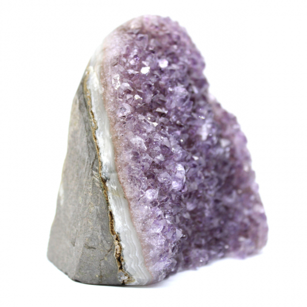 Natural Amethyst from Brazil: Elegant Small Geode