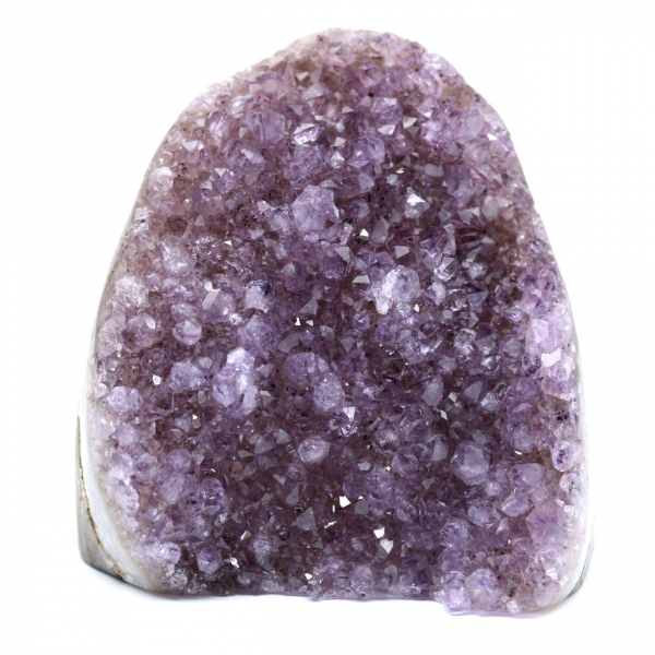 Natural Amethyst from Brazil: Elegant Small Geode