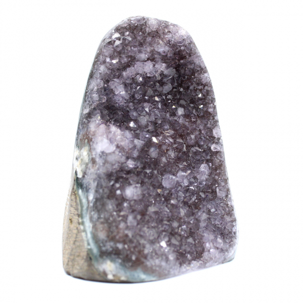 Natural Amethyst: Brazilian Geode with Intense Crystals