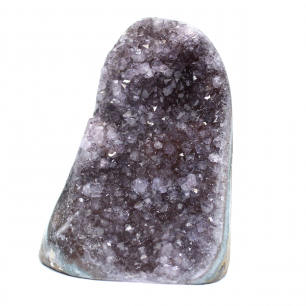 Natural Amethyst: Brazilian Geode with Intense Crystals