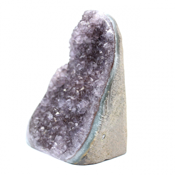 Natural Amethyst: Brazilian Geode with Intense Crystals