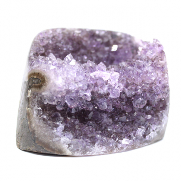 Brazilian Amethyst Geode: Decoration and Mineralogy