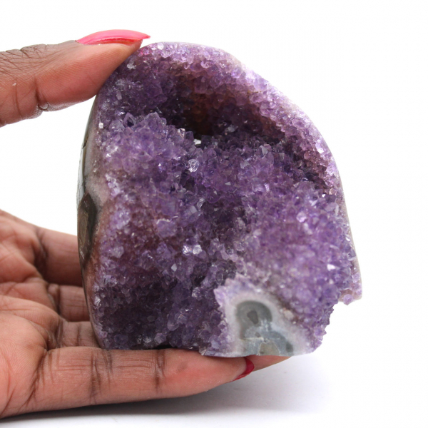 Amethyst Druse from Brazil: Small, High-Quality Specimen