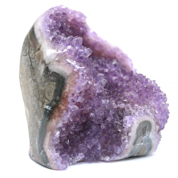 Amethyst Druse from Brazil: Small, High-Quality Specimen