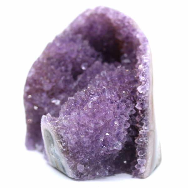 Amethyst Druse from Brazil: Small, High-Quality Specimen