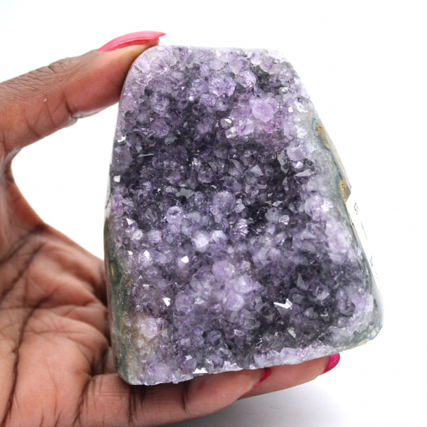 Amethyst Brazil: Small Geode for Mineral Collection