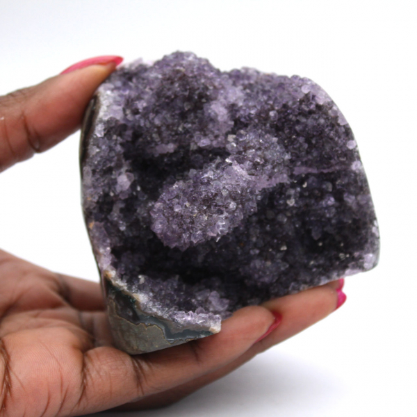 Small Amethyst Druse from Brazil: Natural Aesthetics