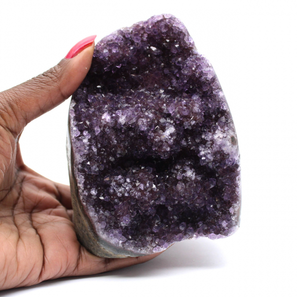 Amethyst Sculptural Geode – Mineral Decoration Brazil