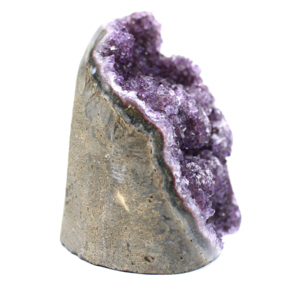 Amethyst Sculptural Geode – Mineral Decoration Brazil