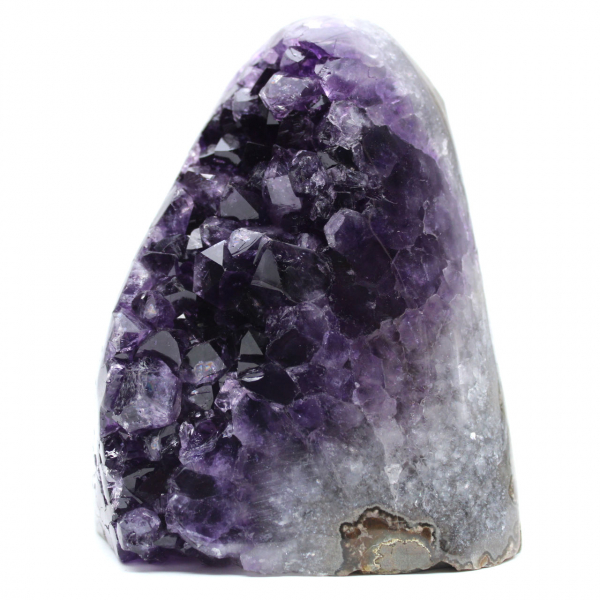 Purple amethyst geode