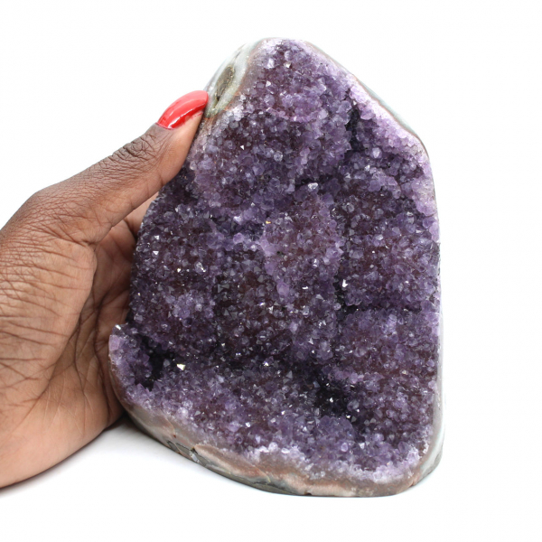 Amethyst geode, raw stone