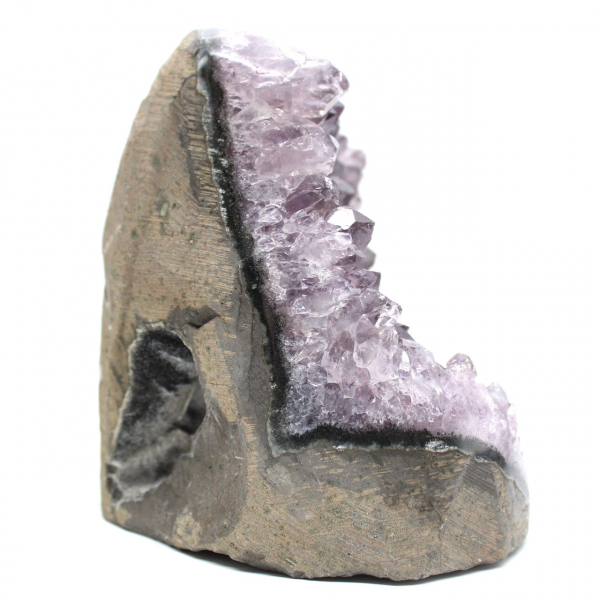 Amethyst geode Brazil, vibrant color