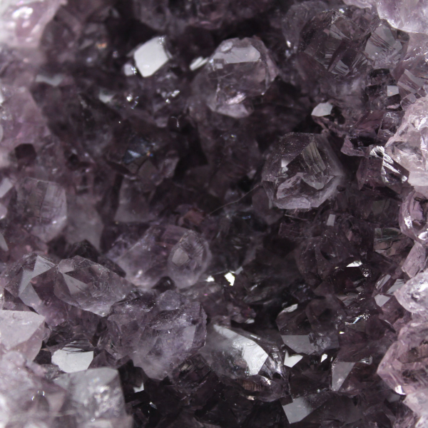Amethyst geode Brazil, vibrant color